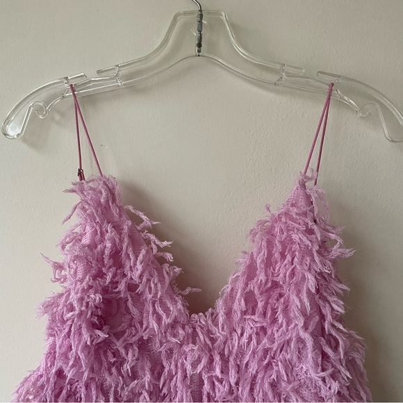 FOR LOVE and LEMONS Kamara Pink Mini Dress. - Picture 4 of 14